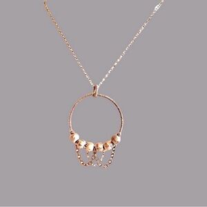NWT Circle Pendant Necklace